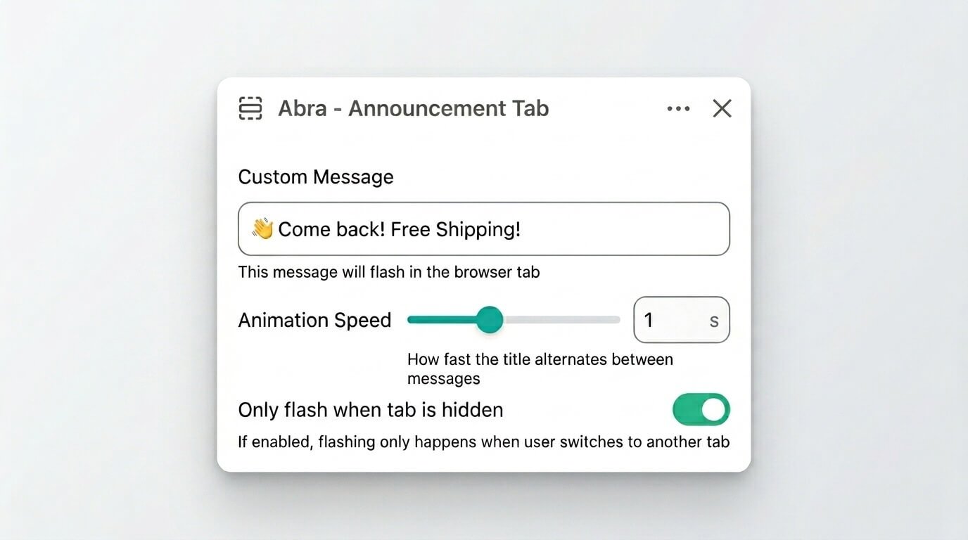Announcement Tab preview 2