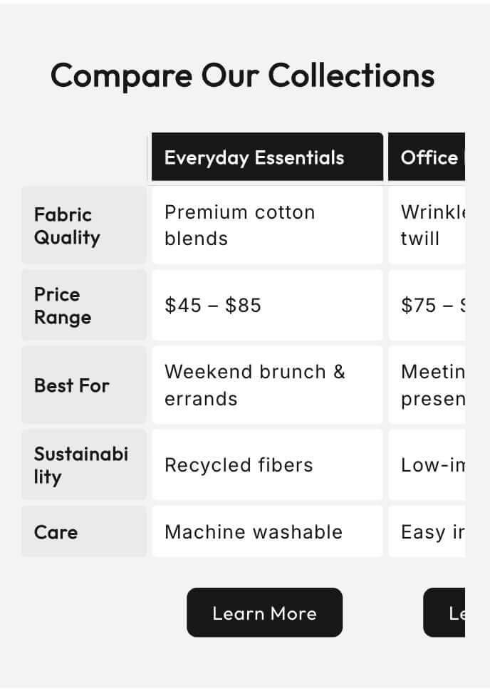 Comparison Table preview 5