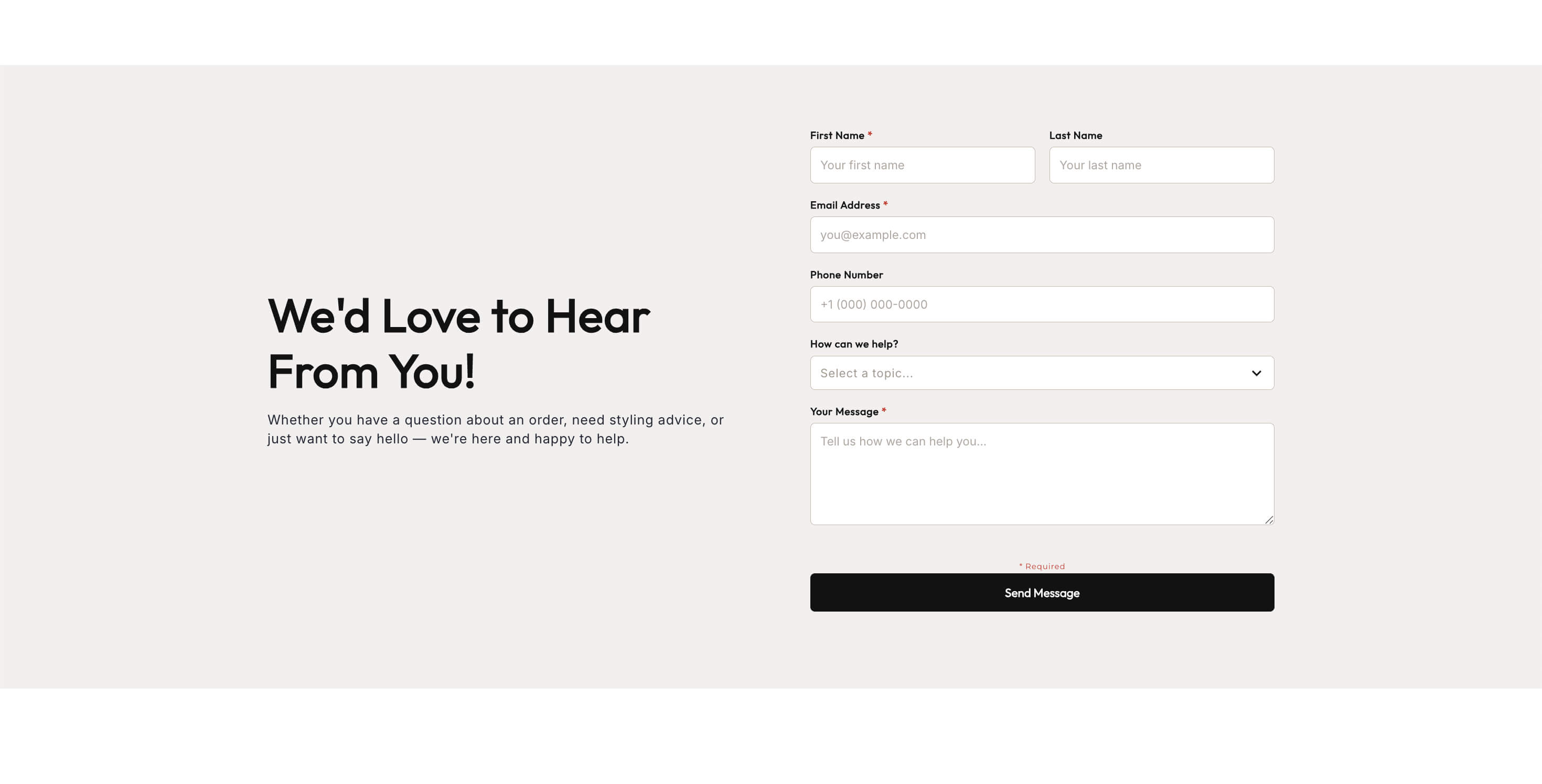 Contact Form