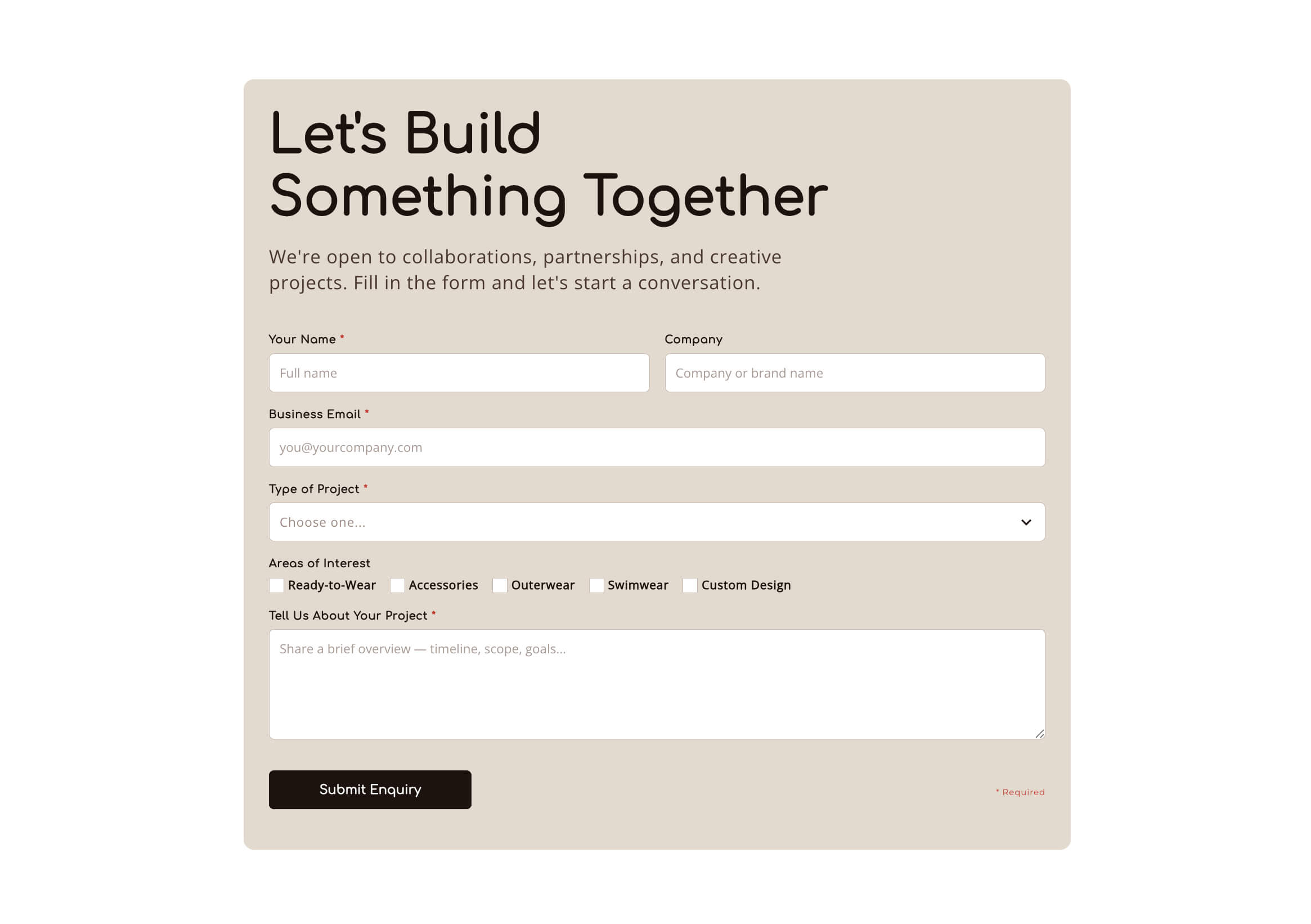 Contact Form preview 2