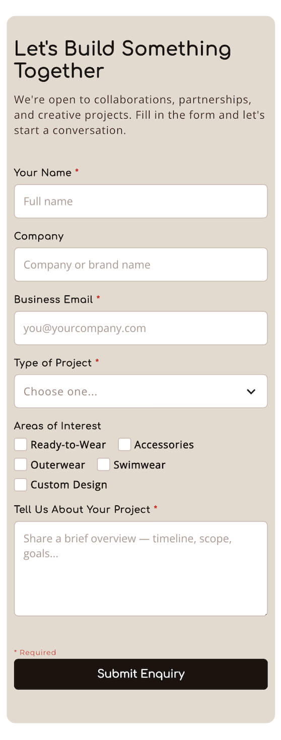 Contact Form preview 4