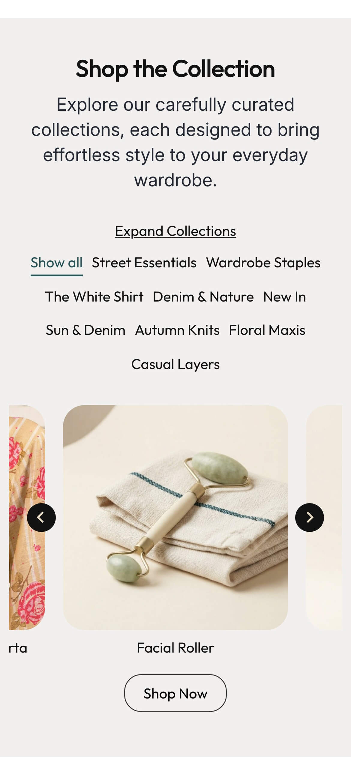 Product Collections With Menu preview 3