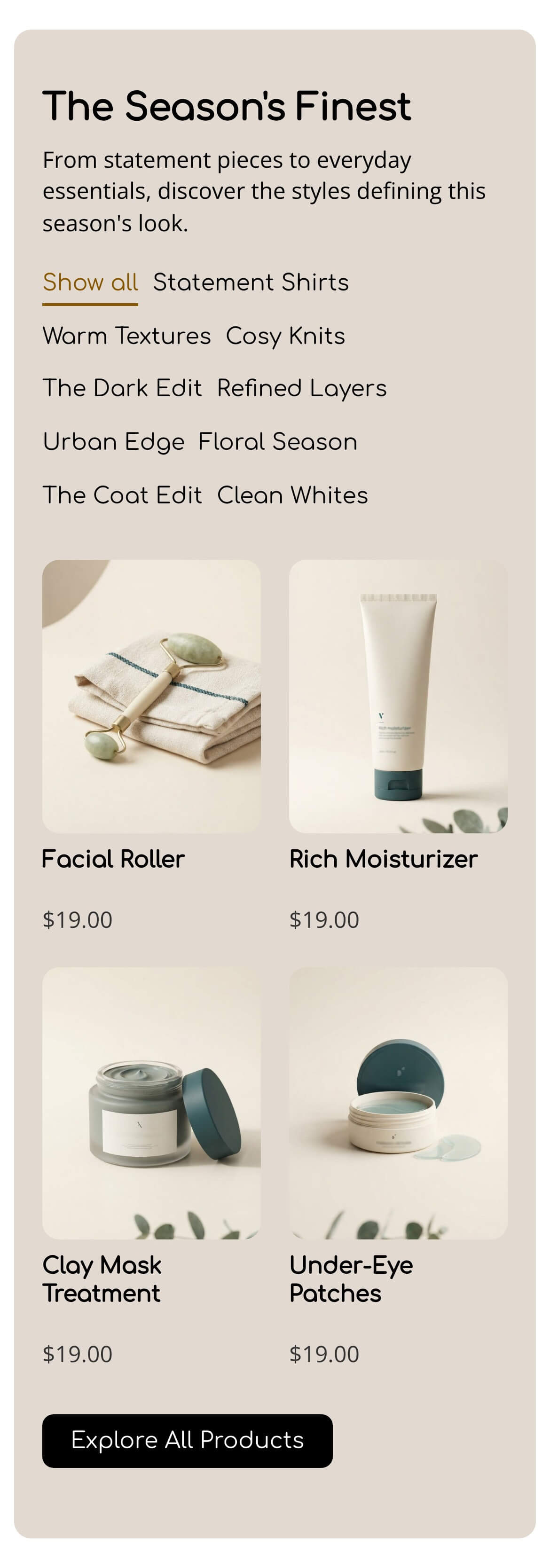 Product Collections With Menu preview 4