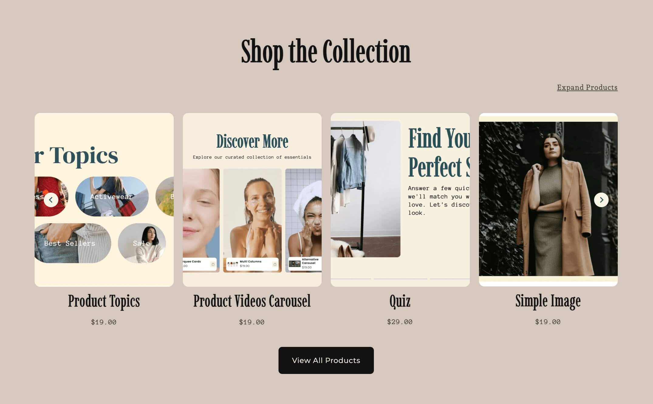 Product Listing