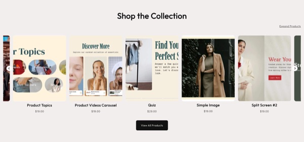 Product Listing