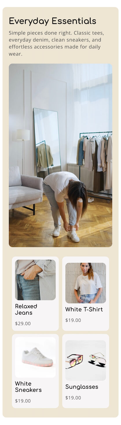 Shop The Look Grid preview 4