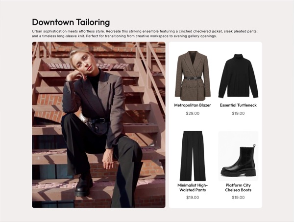 Shop The Look Grid