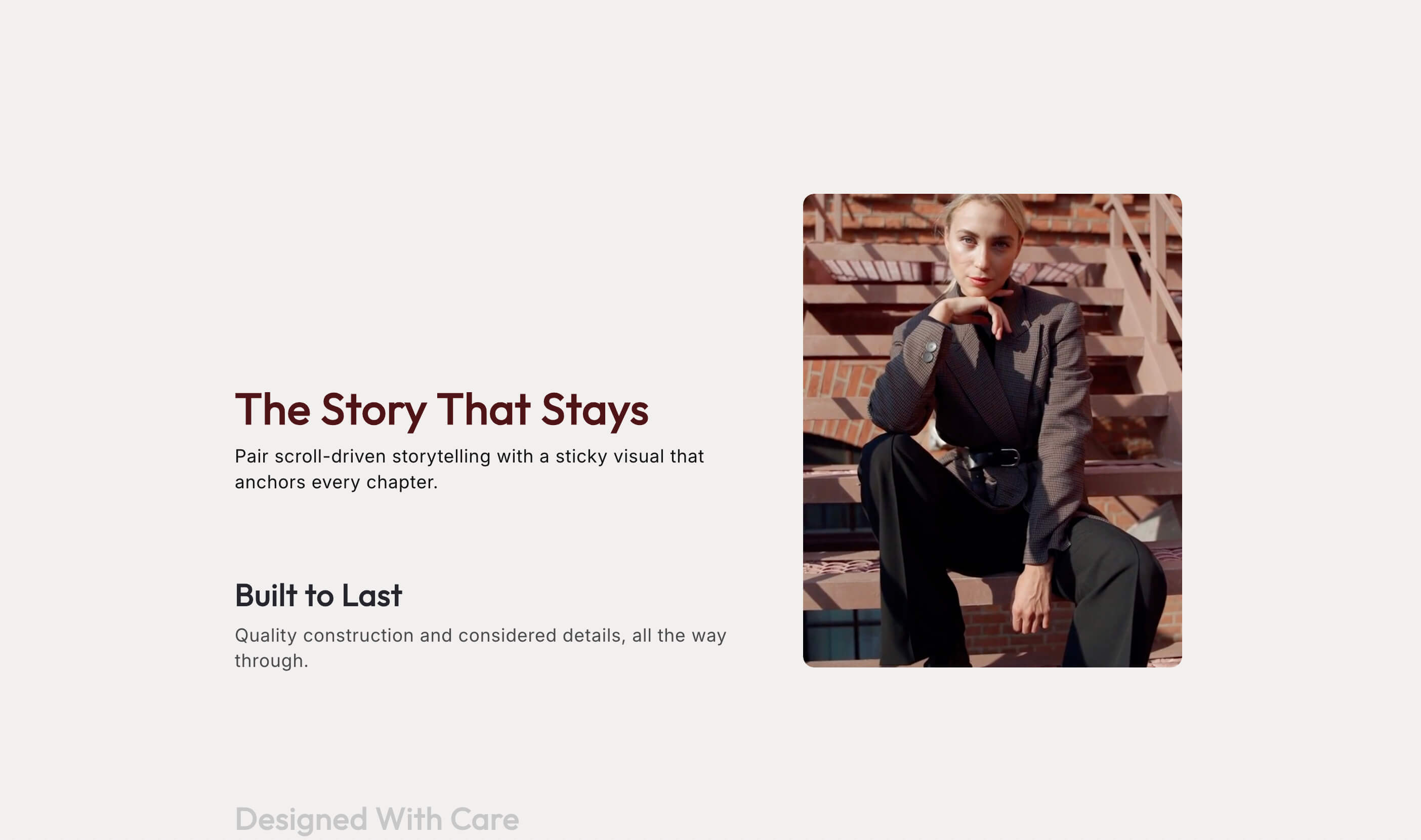 Abra Sticky Media Shopify section