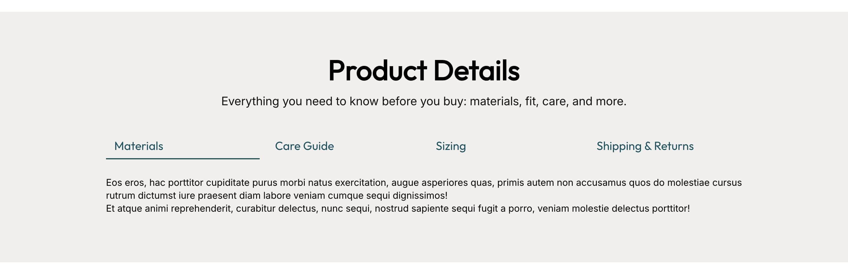 Tabbed Content preview 3