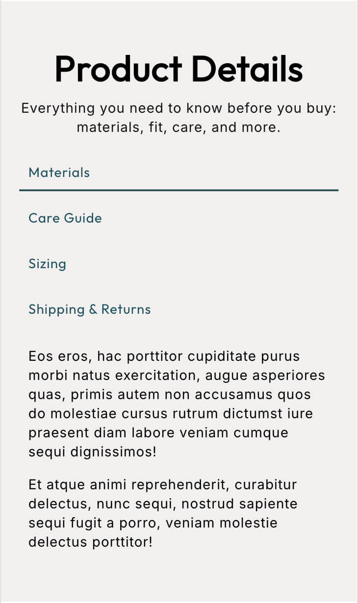 Tabbed Content preview 9
